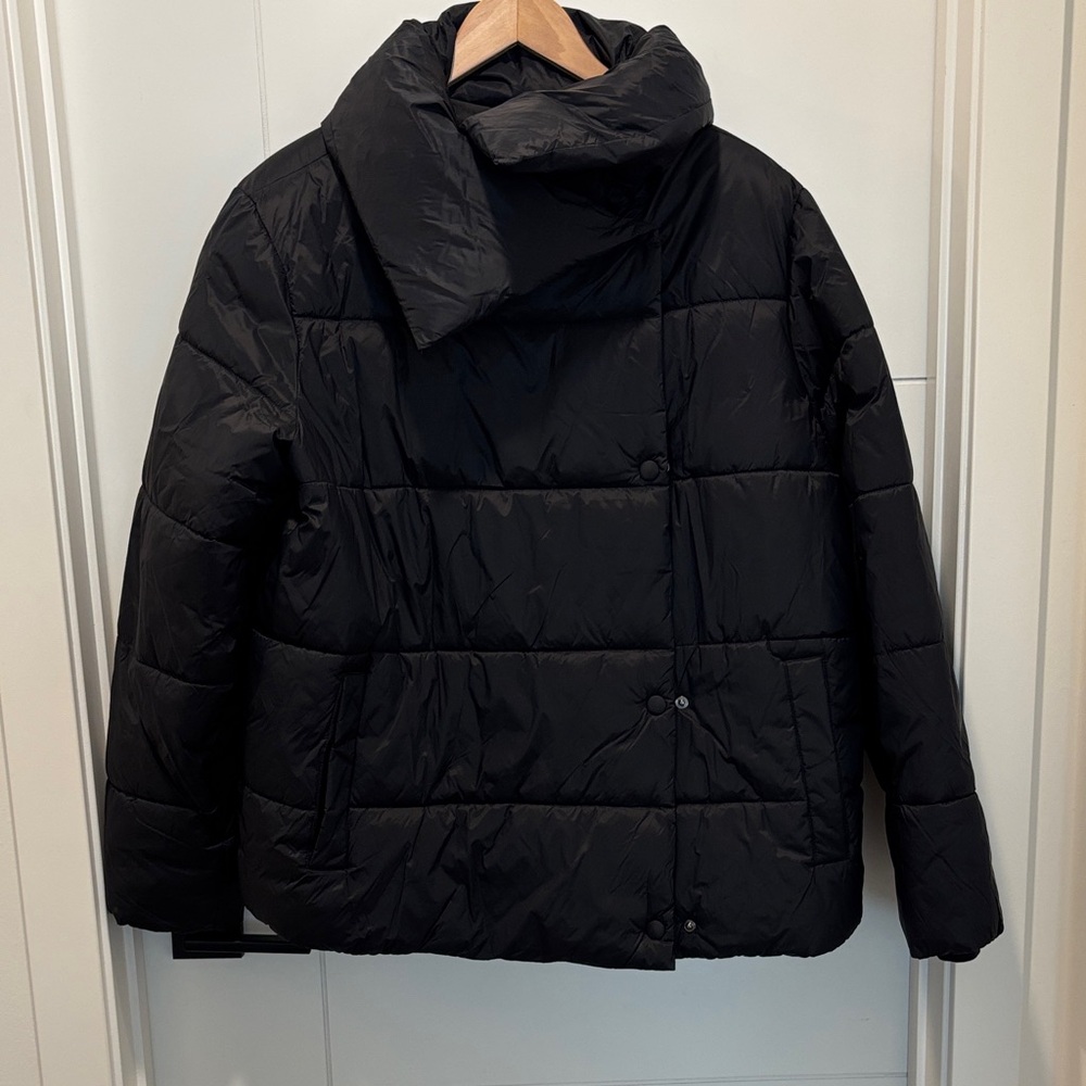Banana Republic Black Puffer Jacket